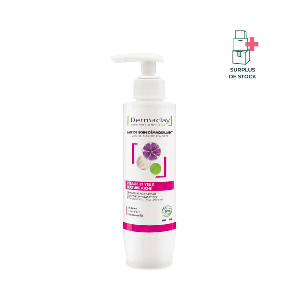 Lait Démaquillant Texture Riche correcteur Dermaclay 200 ml